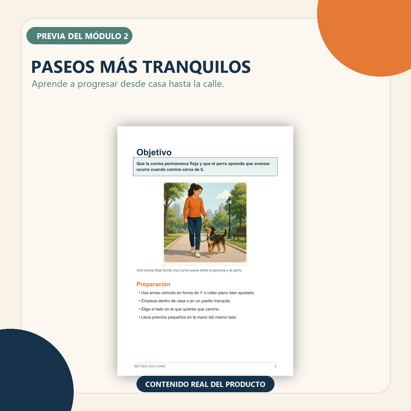 Previa del módulo 2: paseos más tranquilos sin tirones de correa